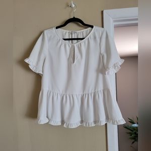 Madewell Ruffle Blouse